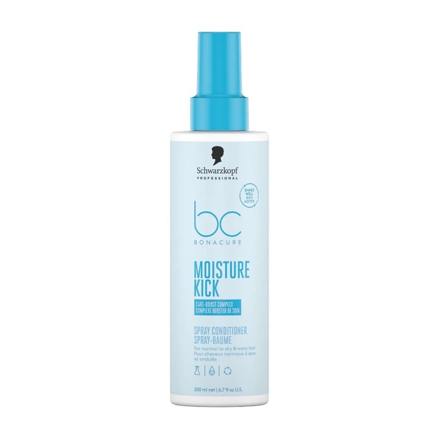 Schwarzkopf Professional BC Bonacure Moisture Kick – Balsam Spray Leave‑in pentru Păr Uscat și Deshidratat