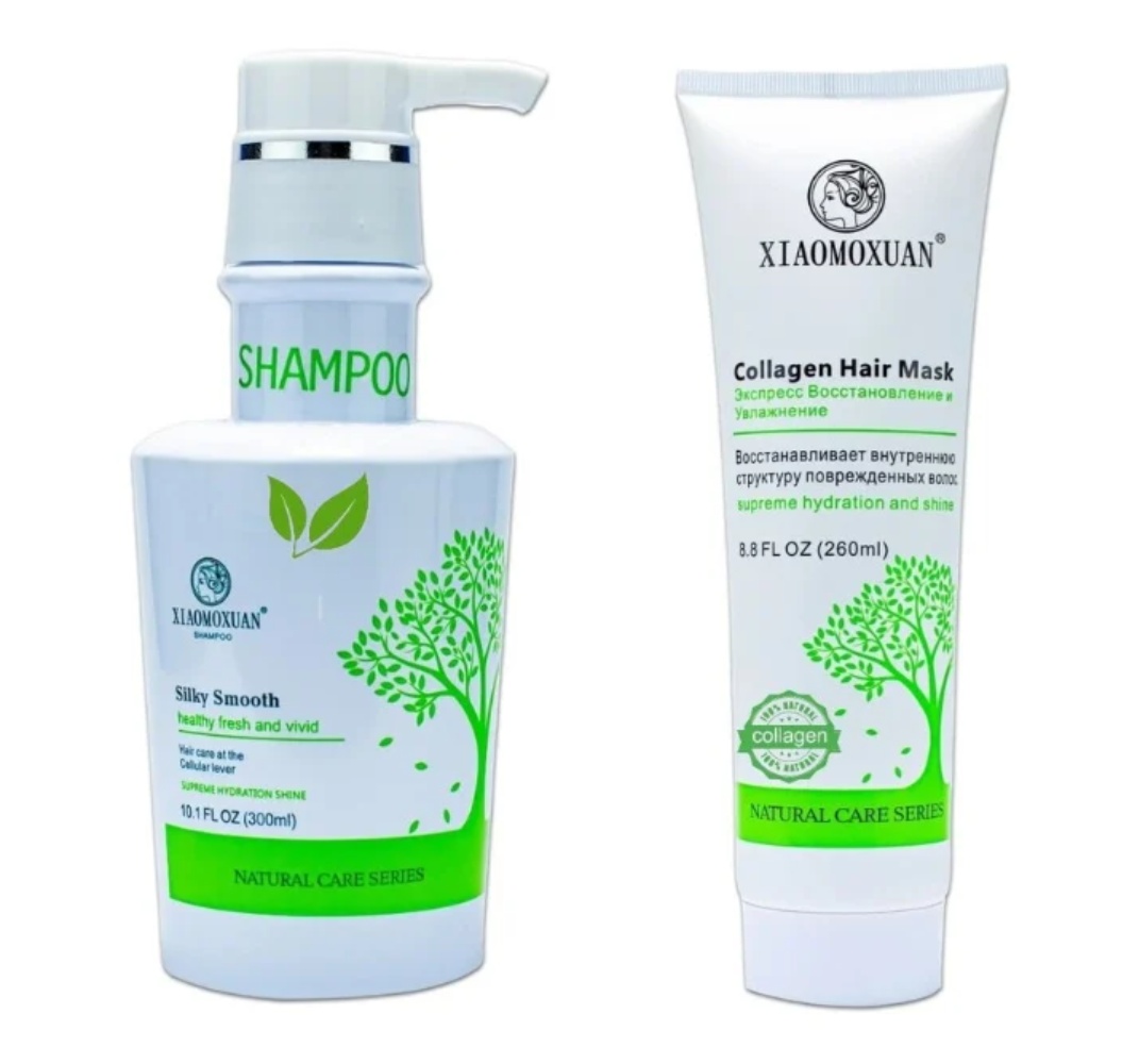 Set Cadou Xiaomoxuan S1M260 - Sampon Arbore de Ceai 300ml + Masca Colagen 260ml