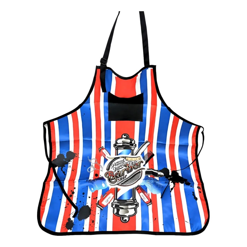 Sort Frizerie Profesional cu Buzunar - Haircut & Shaves