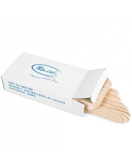 Spatule din lemn de unica folosinta Roial 100 buc/set