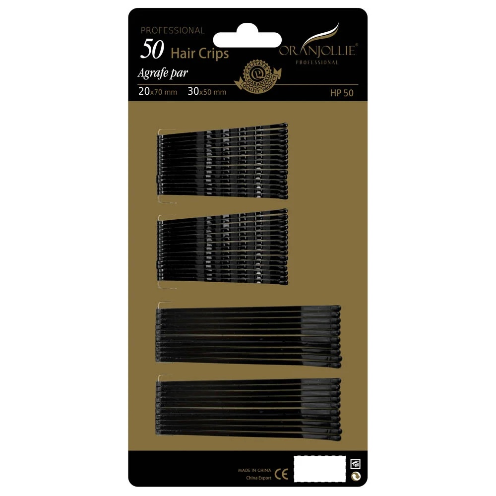 Agrafe Oranjollie Negre 50 la Set( 50/70)