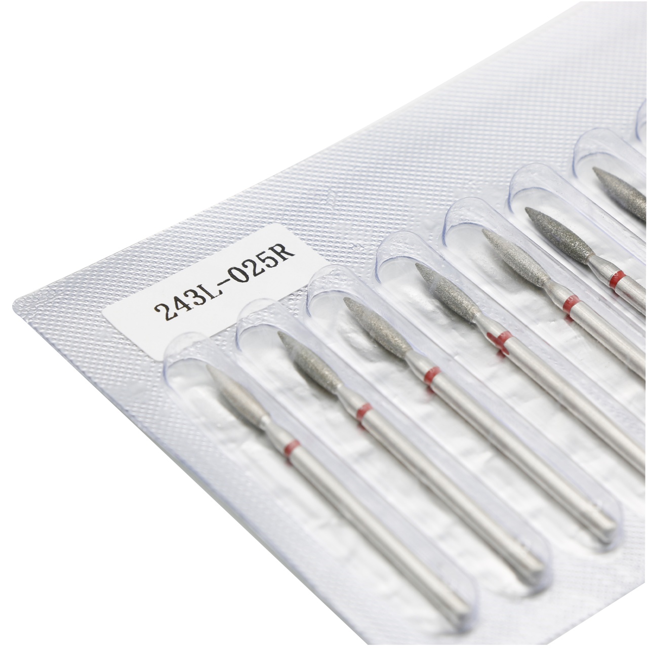 Bit Diamantat, Flacara, Rosu(Fin), Pauco - 243L-025R