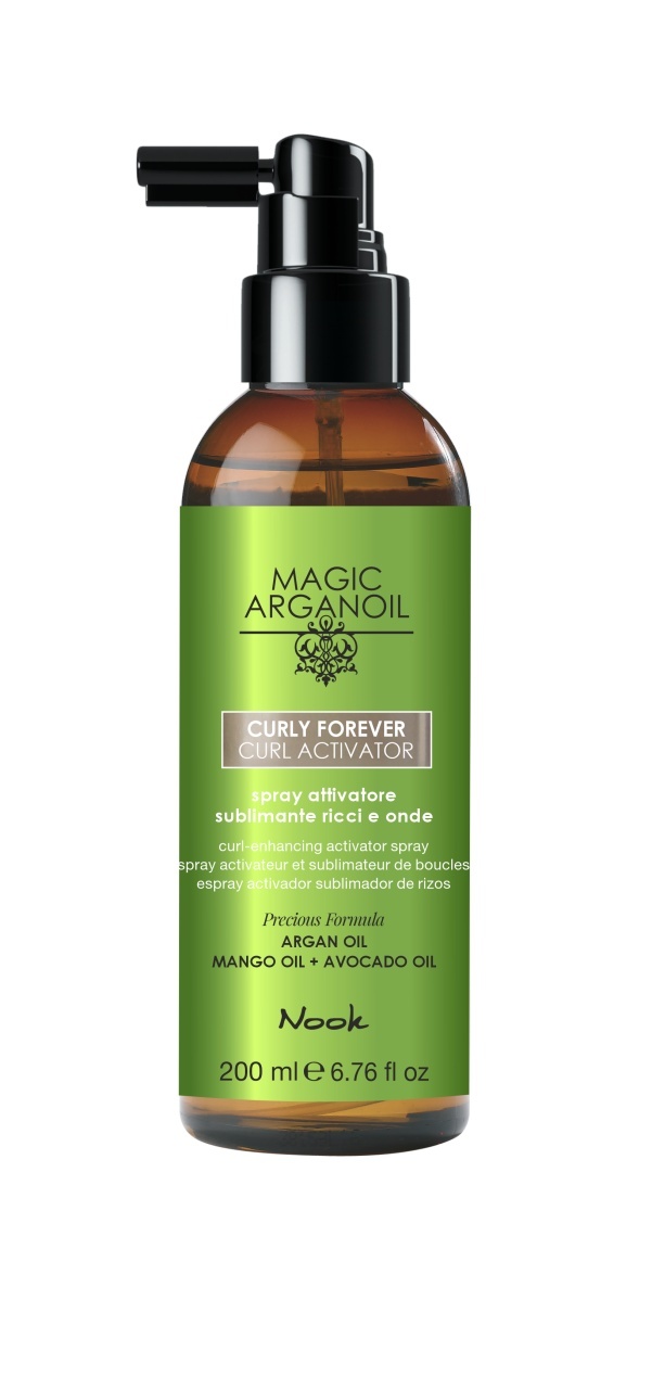 Nook Magic ArganOil Curly Forever Curl Activator Spray Activator de Bucle 200ml