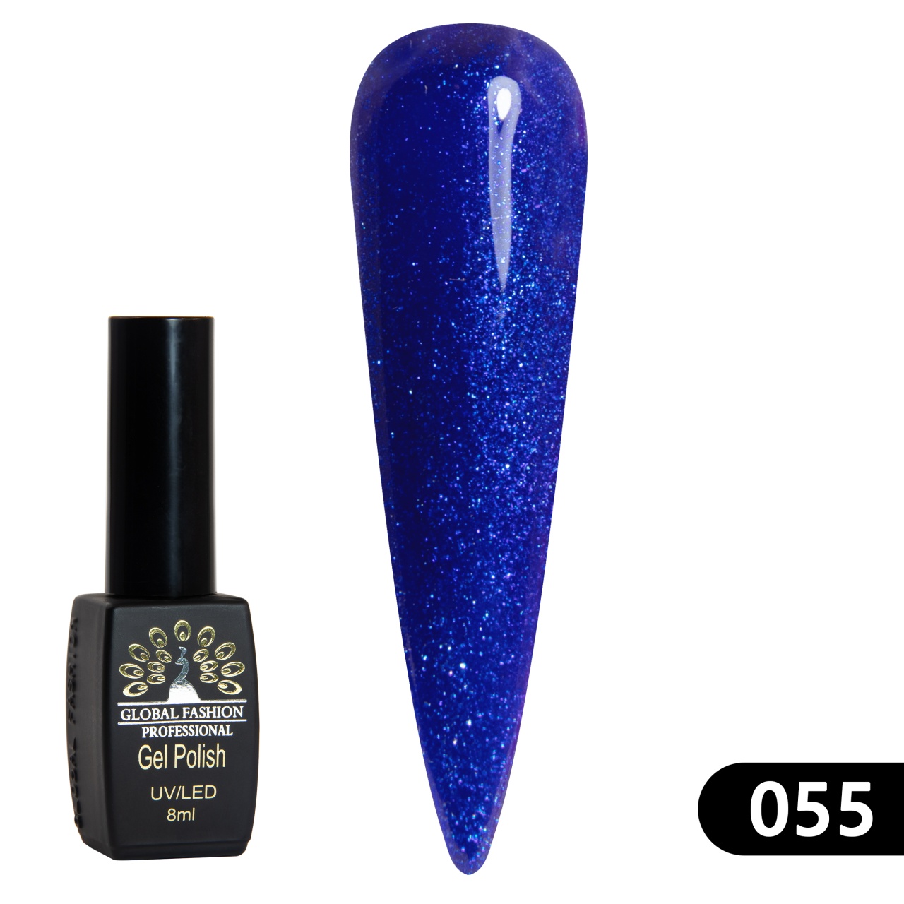 Oja semipermanenta BLACK ELITE, 8 ml, 055 - TPO Free