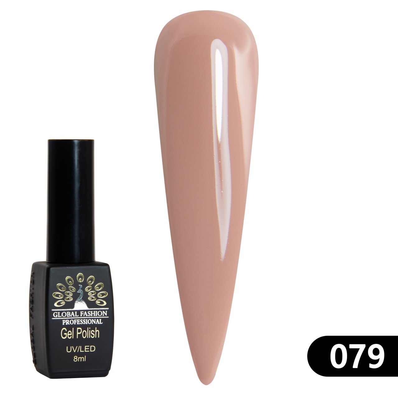 Oja semipermanenta BLACK ELITE, 8 ml, 079 - TPO Free