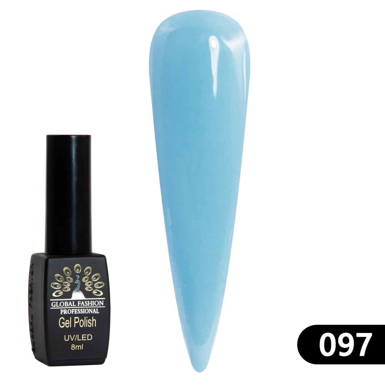 Oja semipermanenta BLACK ELITE, 8 ml, 097 - TPO Free