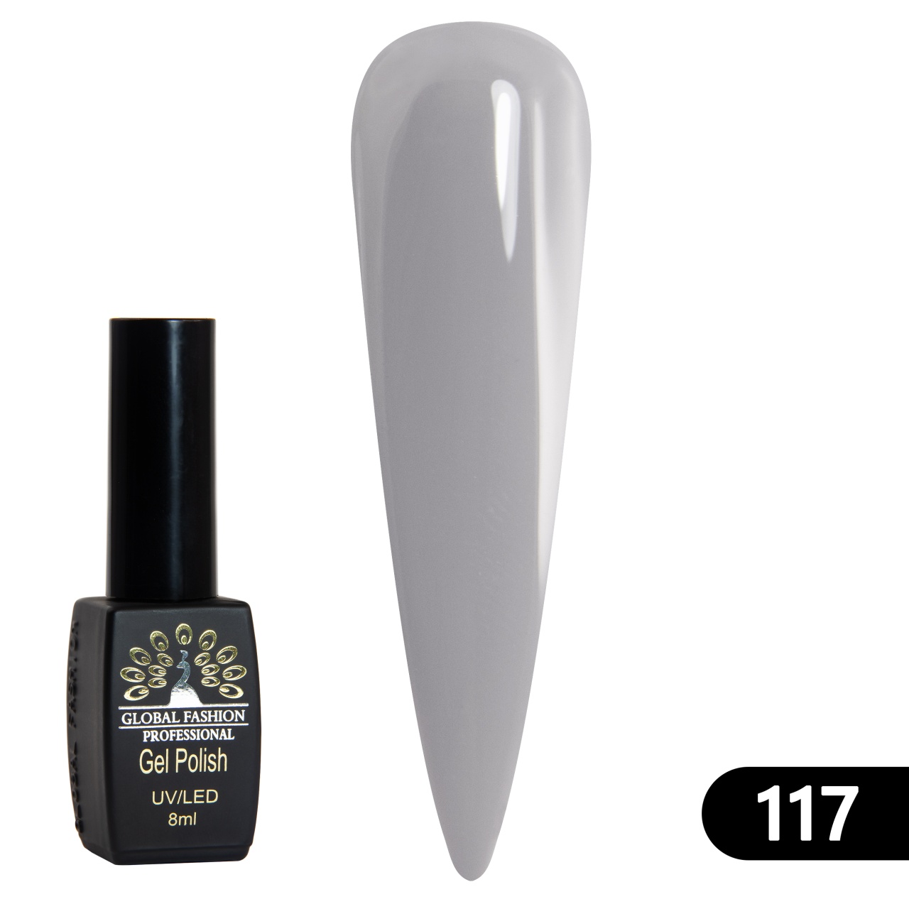 Oja semipermanenta BLACK ELITE, 8 ml,117 - TPO Free