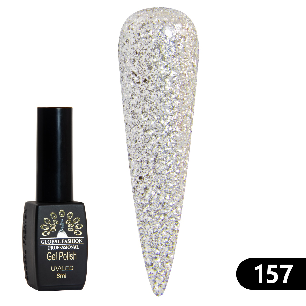 Oja semipermanenta BLACK ELITE, 8 ml,157 - TPO Free