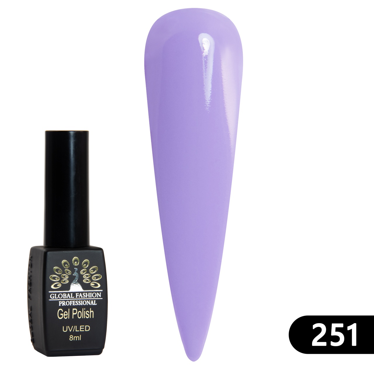 Oja semipermanenta BLACK ELITE, 8 ml, 251 - TPO Free