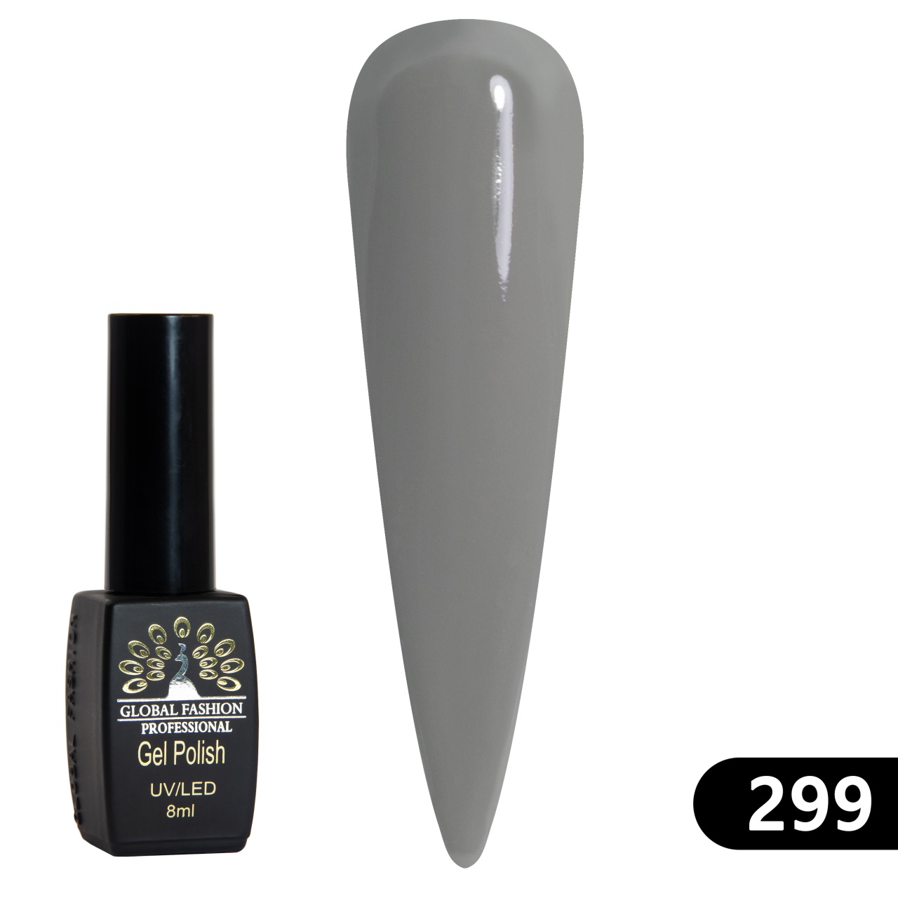 Oja semipermanenta BLACK ELITE, 8 ml, 299 - TPO Free