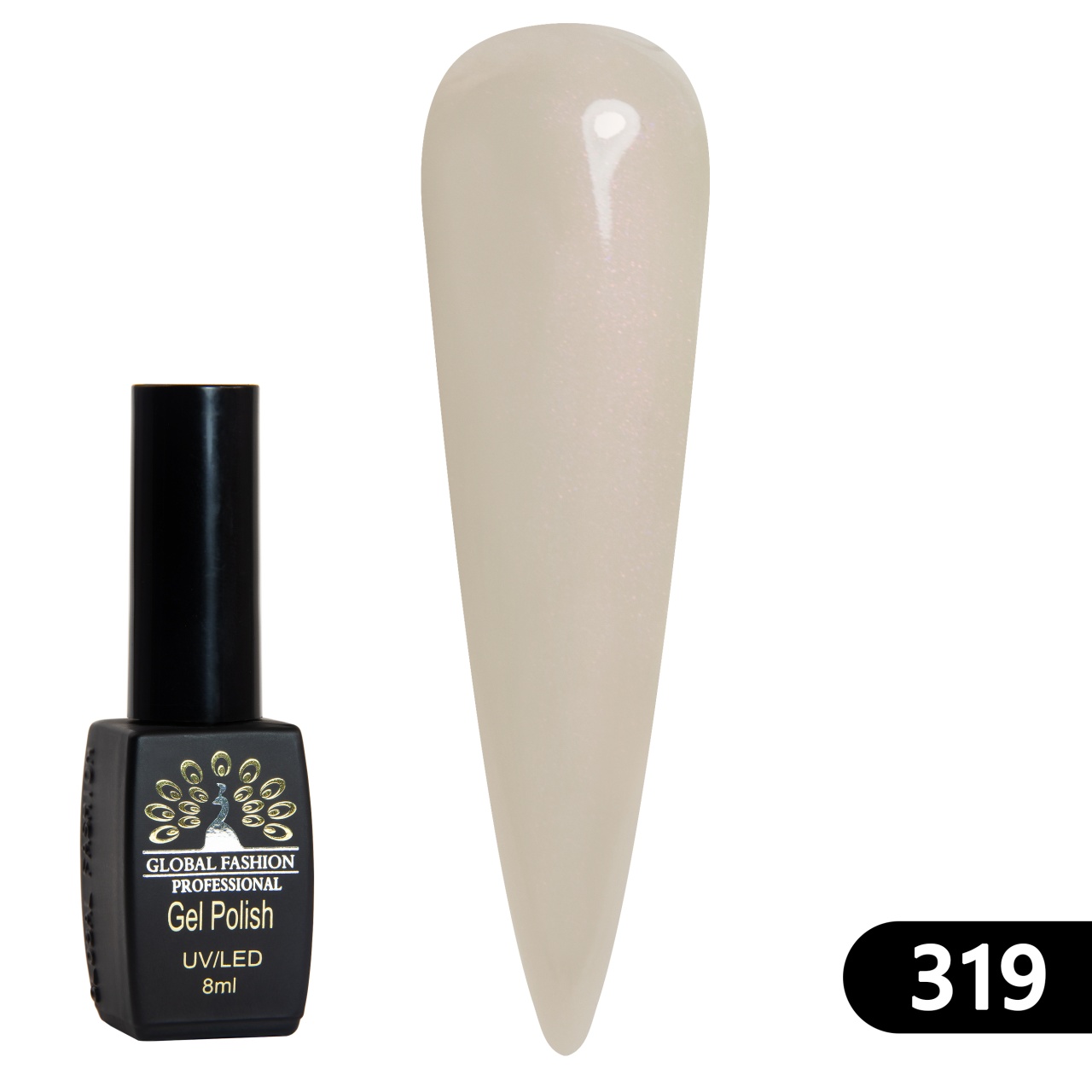 Oja semipermanenta BLACK ELITE, 8 ml, 319 - TPO Free