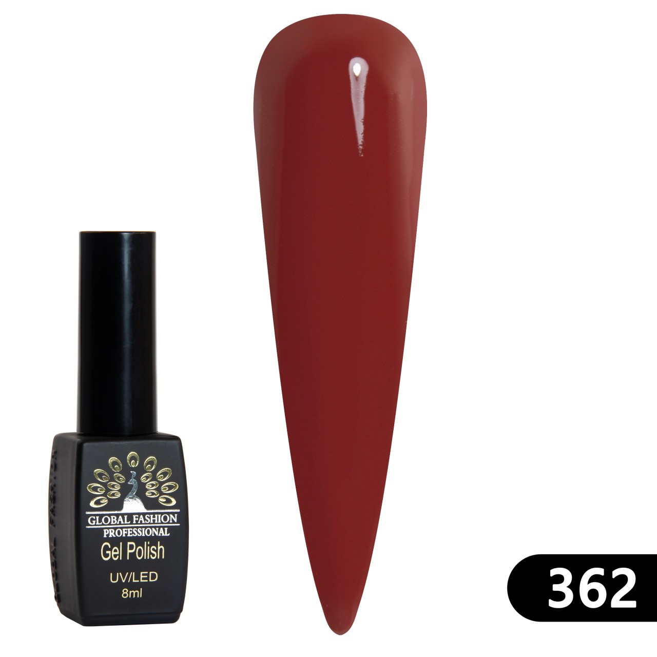 Oja semipermanenta BLACK ELITE, 8 ml, 362 - TPO Free