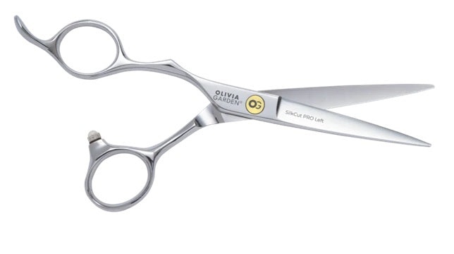 Olivia Garden SilkCut PRO Left 5.75 – Foarfecă Profesională pentru Stângaci, din Oțel Japonez, Tăiere de Precizie și Design Ergonomic Premium