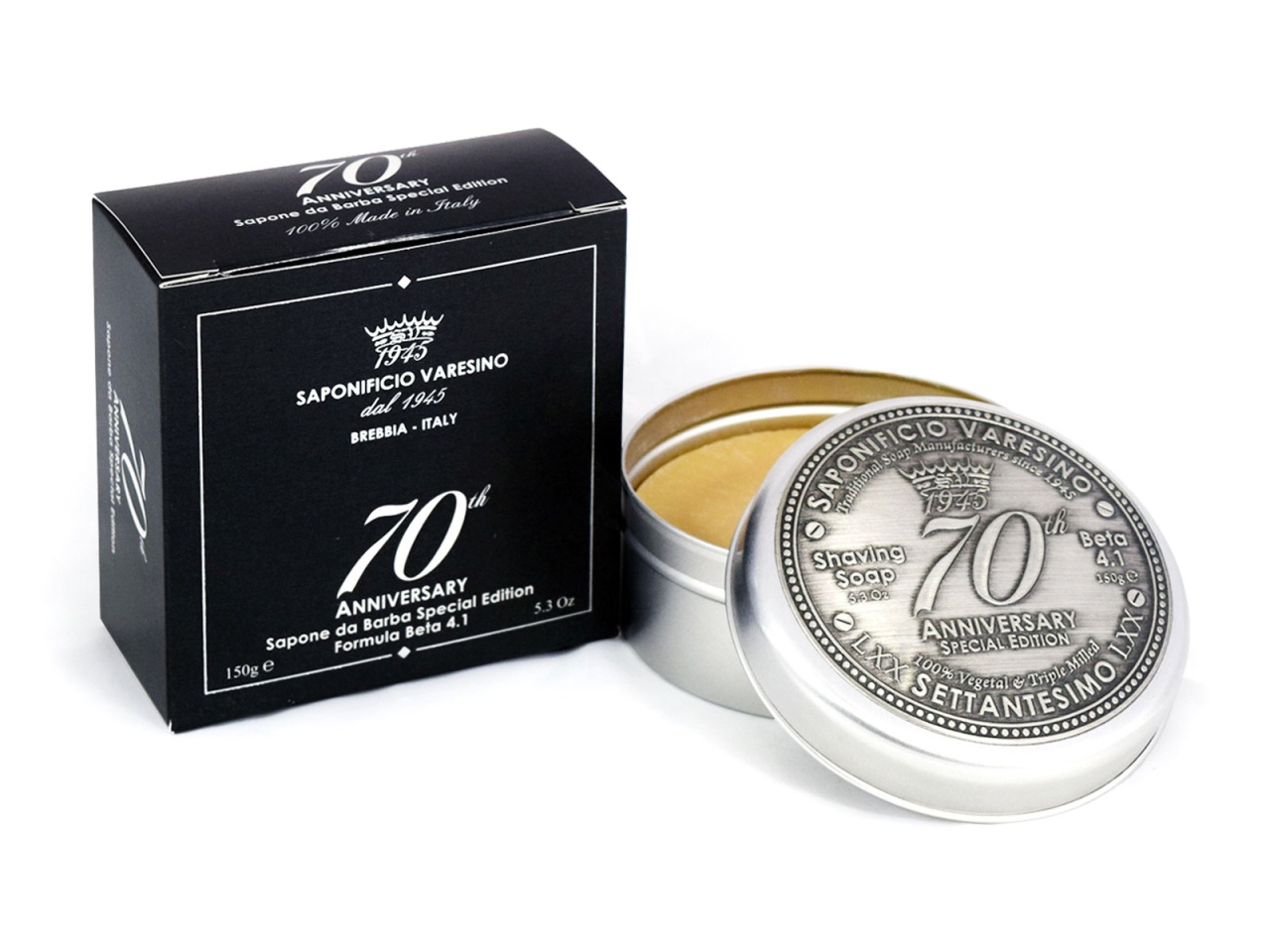 Sapun de barbierit Saponificio Varesino shaving soap 70th Anniversary Beta 4.3 150gr