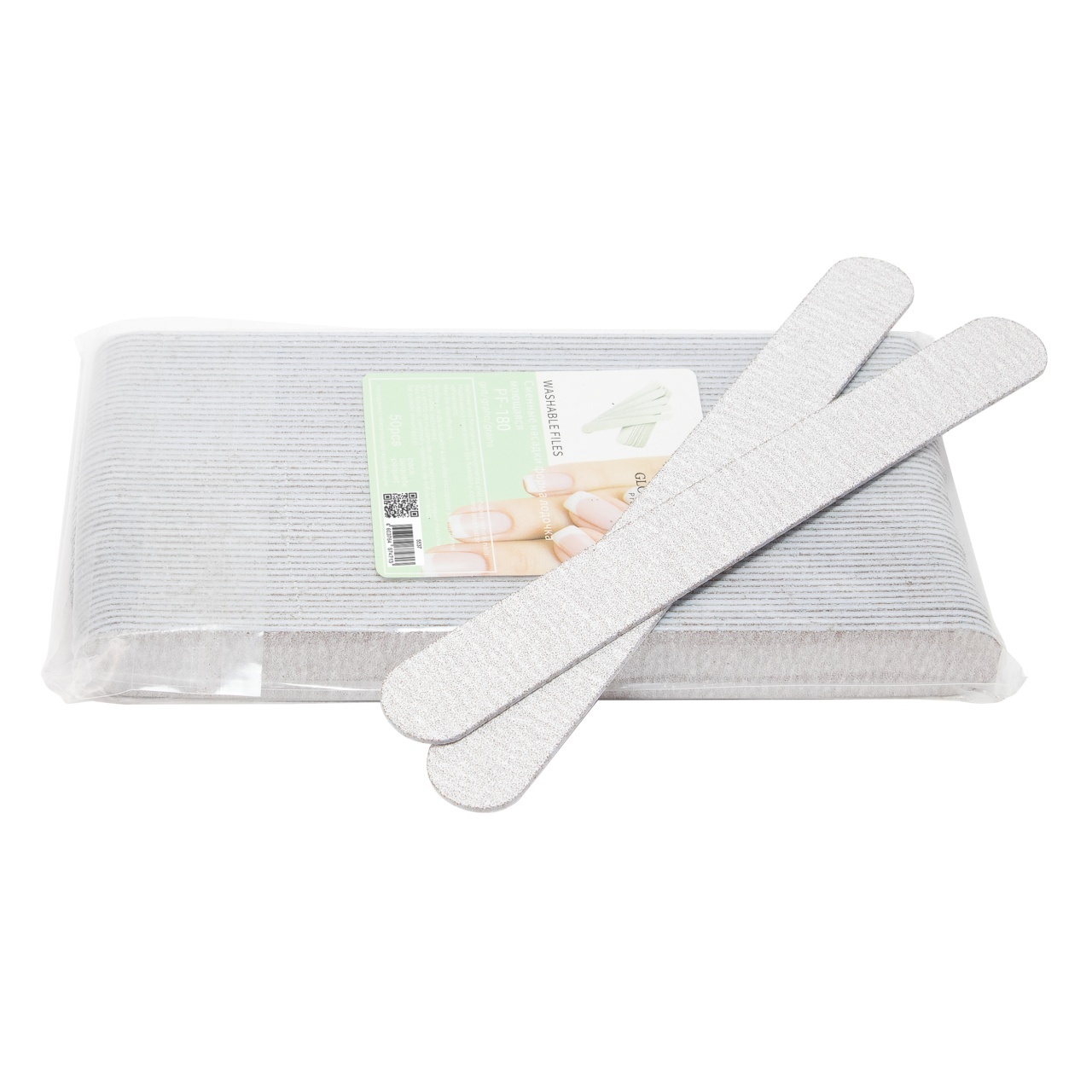 Set 50 rezerve pile pentru baza metalica, dreapta, granulatie 180