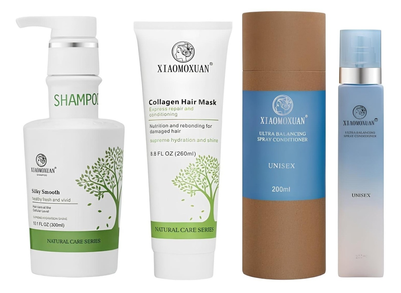 Set Cadou Xiaomoxuan S1M260T2 - Sampon Arbore de Ceai 300ml + Masca Colagen 260ml + Spray Ultra Balancing