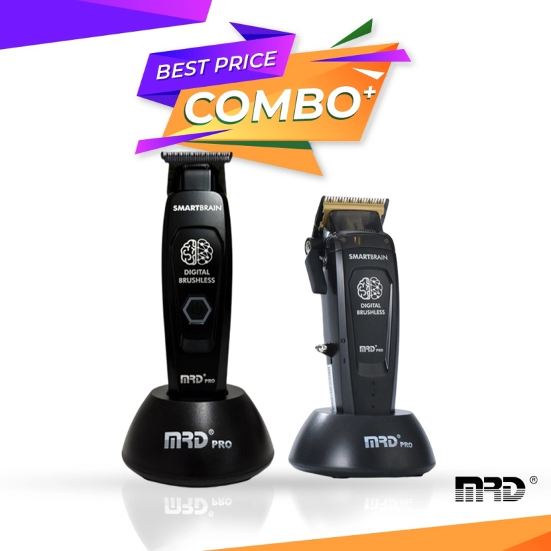 Set MRD - Masina de Tuns + Masina de Contur - fara fir - Black