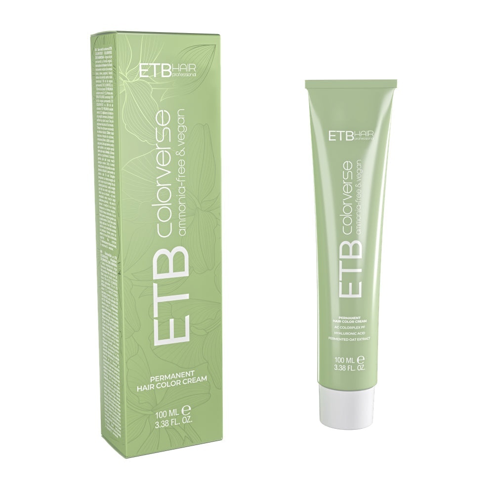 Vopsea de Par Profesionala Permanenta, Fara Amoniac, Vegana, 100 ml - ETB Hair ColorVerse