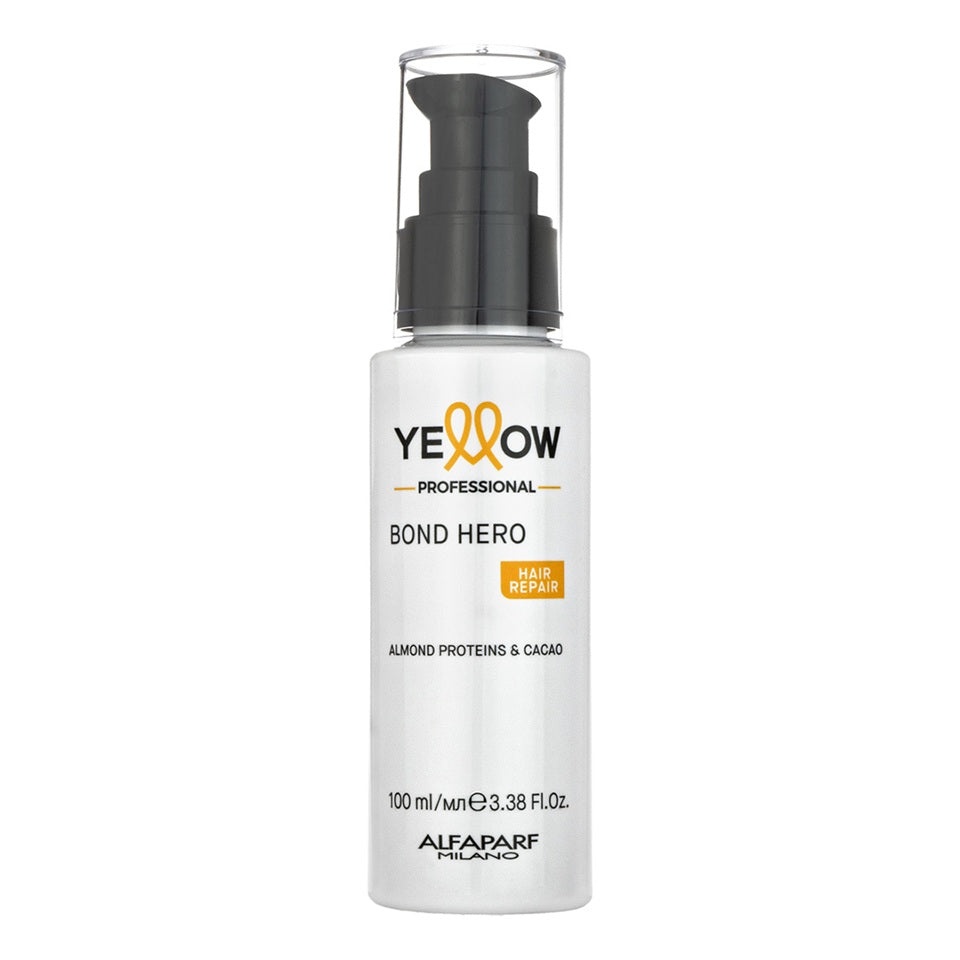 Yellow Bond Hero Hair Repair 100ml – Tratament Profesional pentru Reconstrucție Moleculară, Anti-Rupere și Anti-Frizz