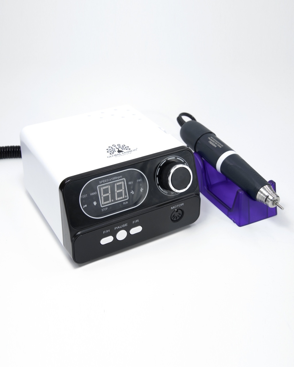 Aparat de manichiură și pedichiură, GF-722, 50000 rpm 80 W, alb