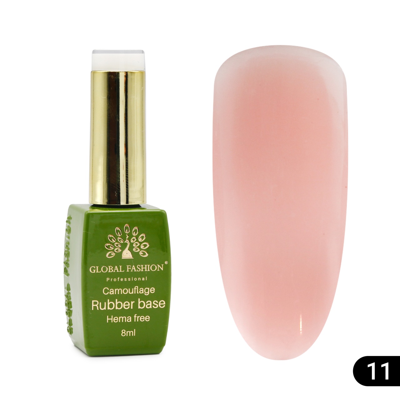Bază de unghii Camouflage, fără Hema, 8 ml 11 - Free TPO