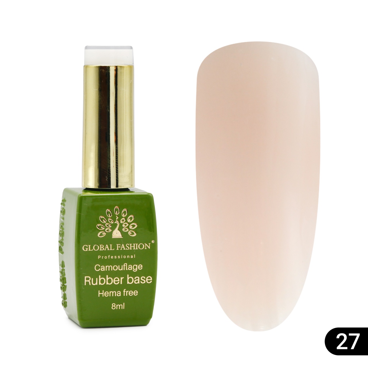 Bază de unghii Camouflage, fără Hema, 8 ml 27 - Free TPO
