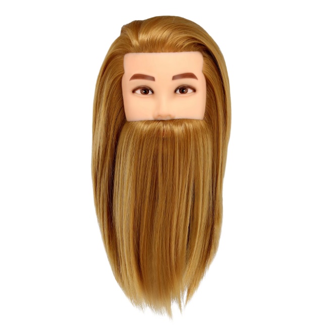 Cap Manechin Barbat cu Barba + Suport de Prindere