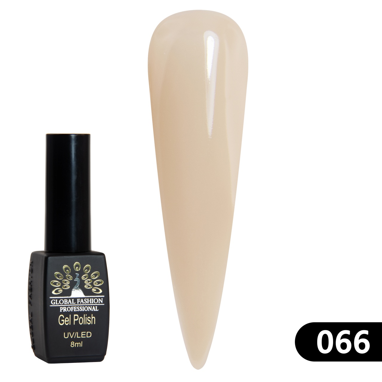Oja semipermanenta BLACK ELITE, 8 ml, 066 - TPO Free