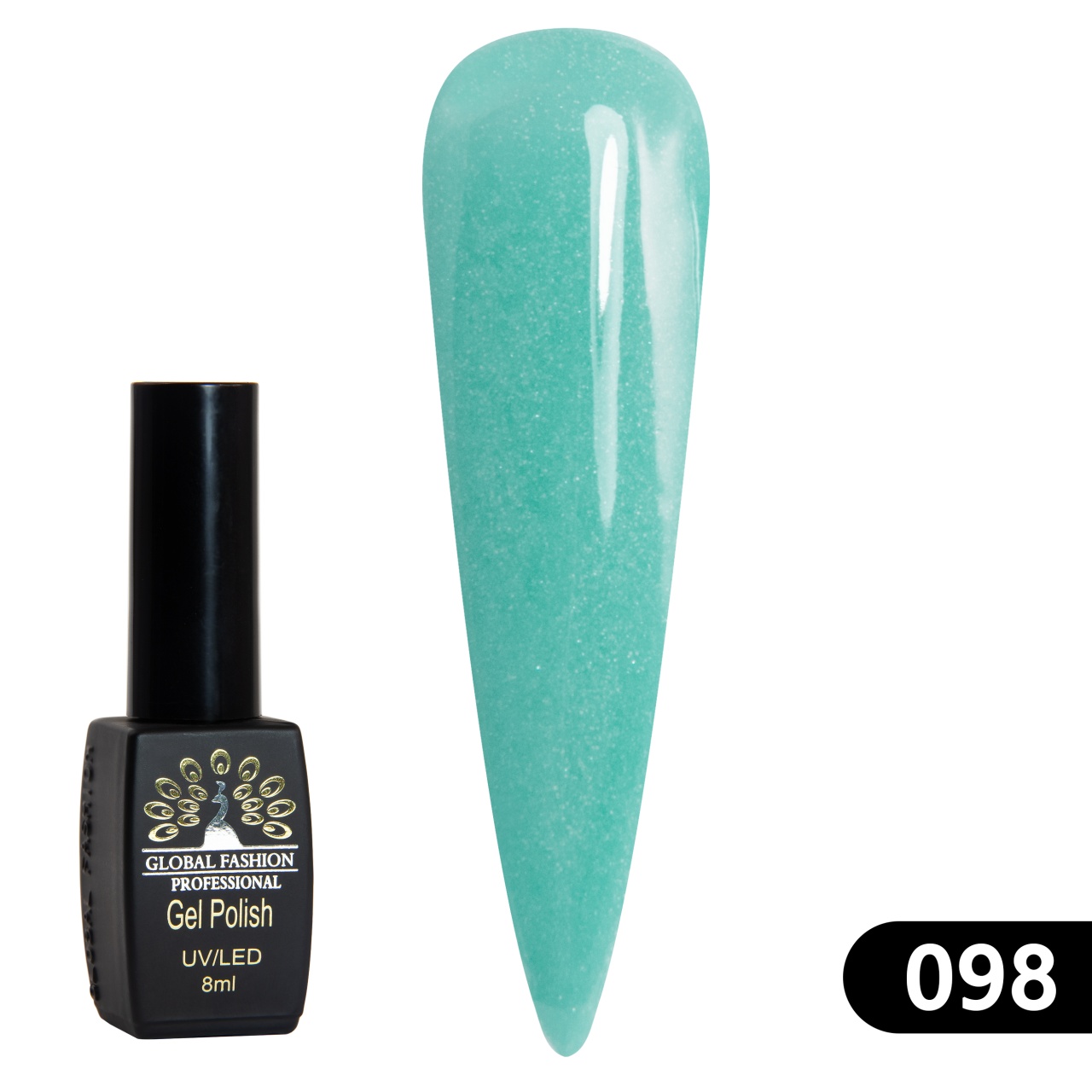 Oja semipermanenta BLACK ELITE, 8 ml, 098 - TPO Free