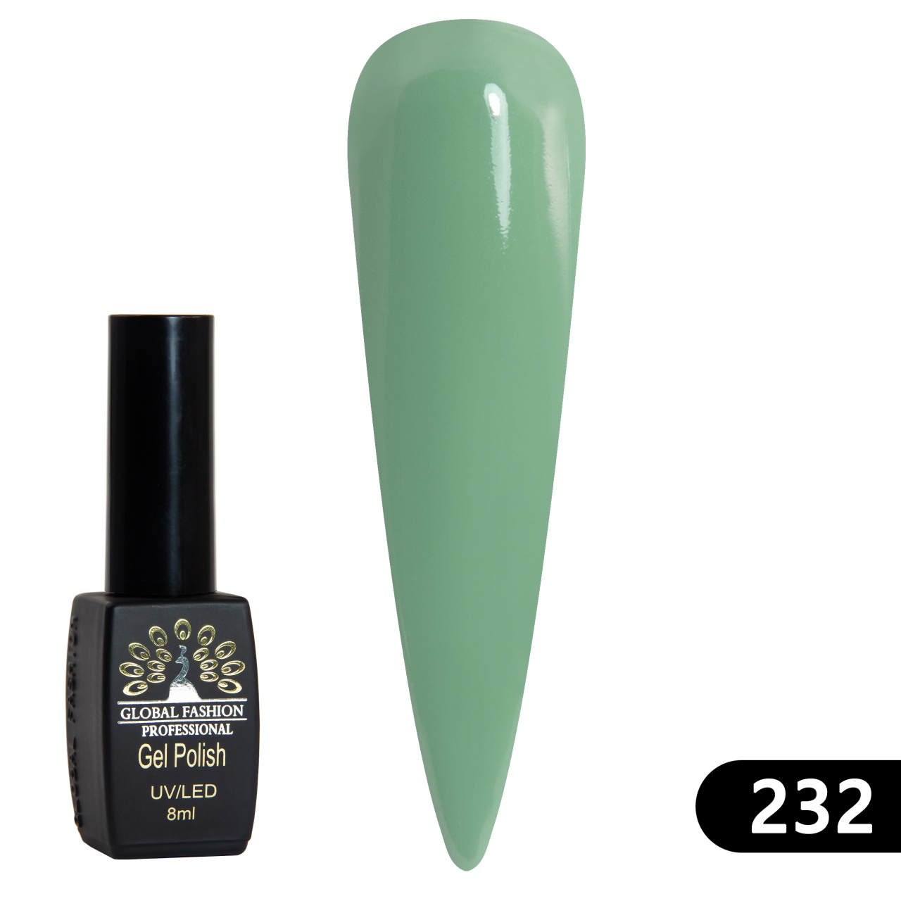 Oja semipermanenta BLACK ELITE, 8 ml, 232 - TPO Free