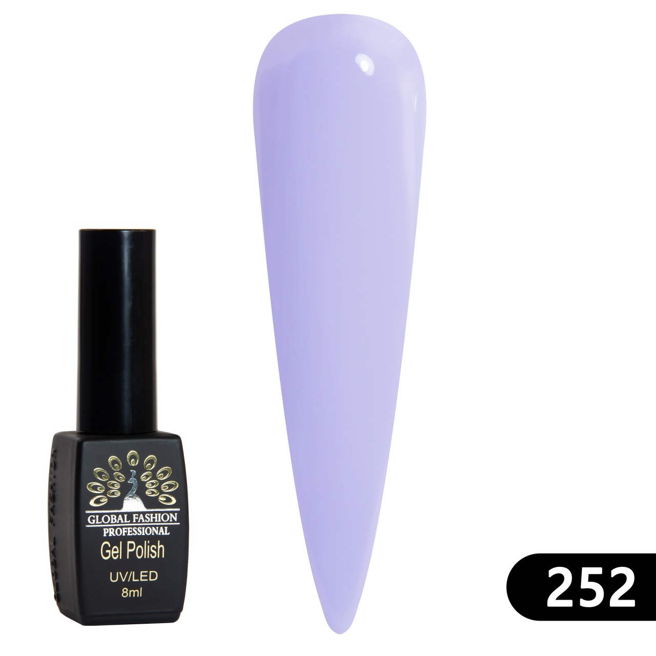 Oja semipermanenta BLACK ELITE, 8 ml, 252 - TPO Free