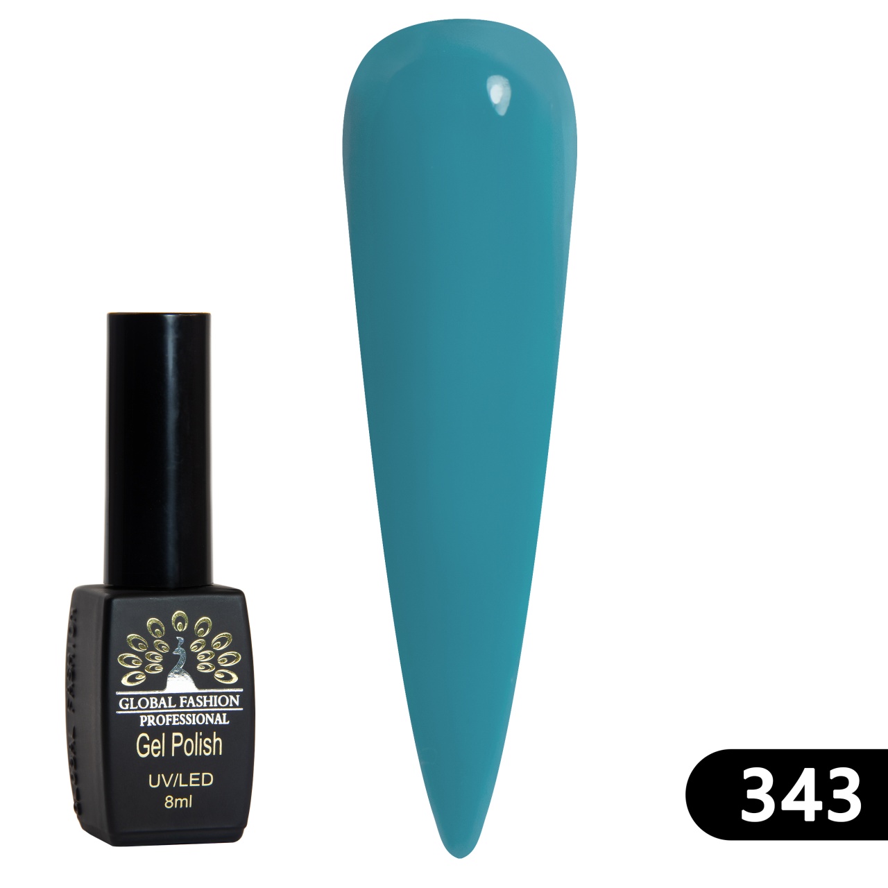 Oja semipermanenta BLACK ELITE, 8 ml, 343 - TPO Free