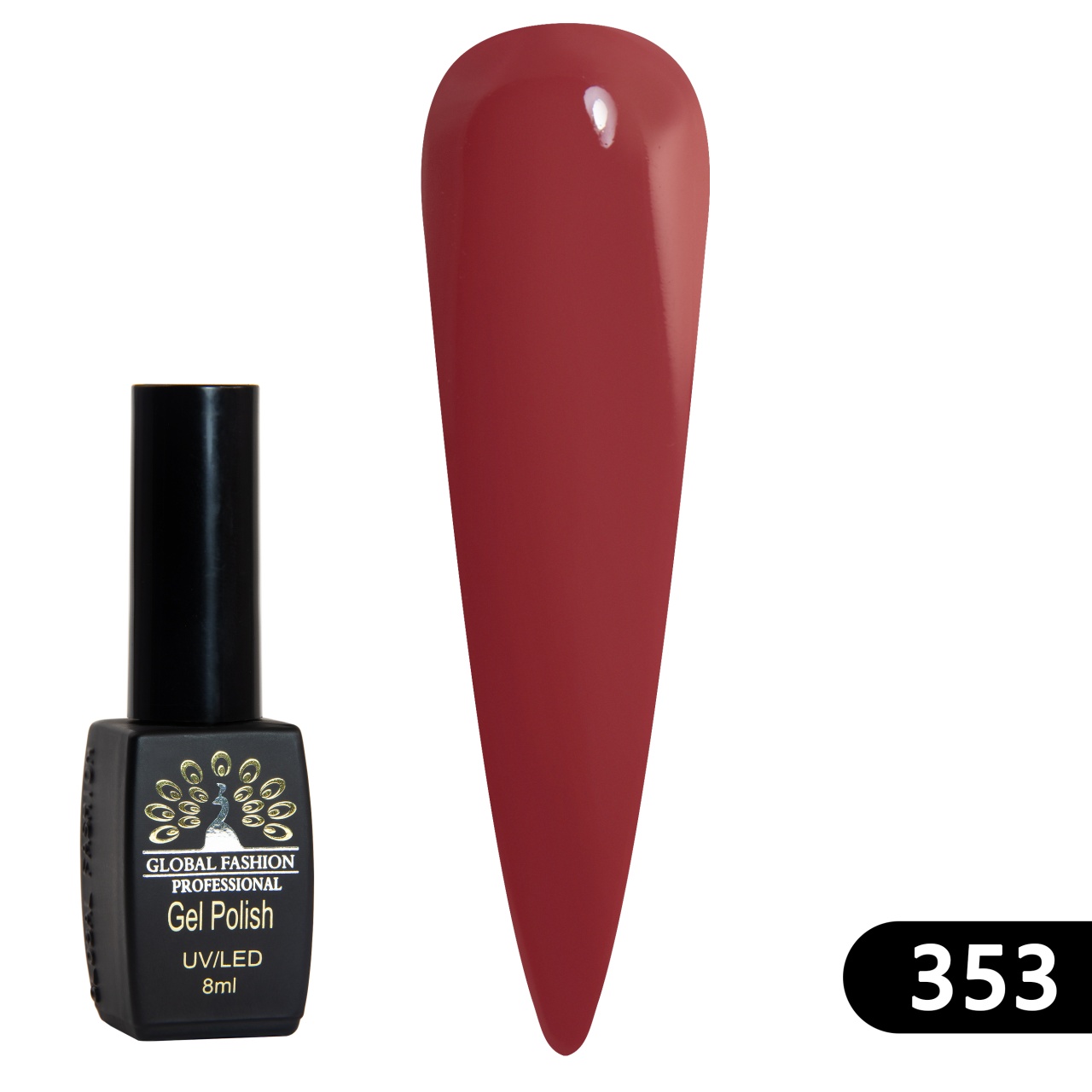 Oja semipermanenta BLACK ELITE, 8 ml, 353 - TPO Free