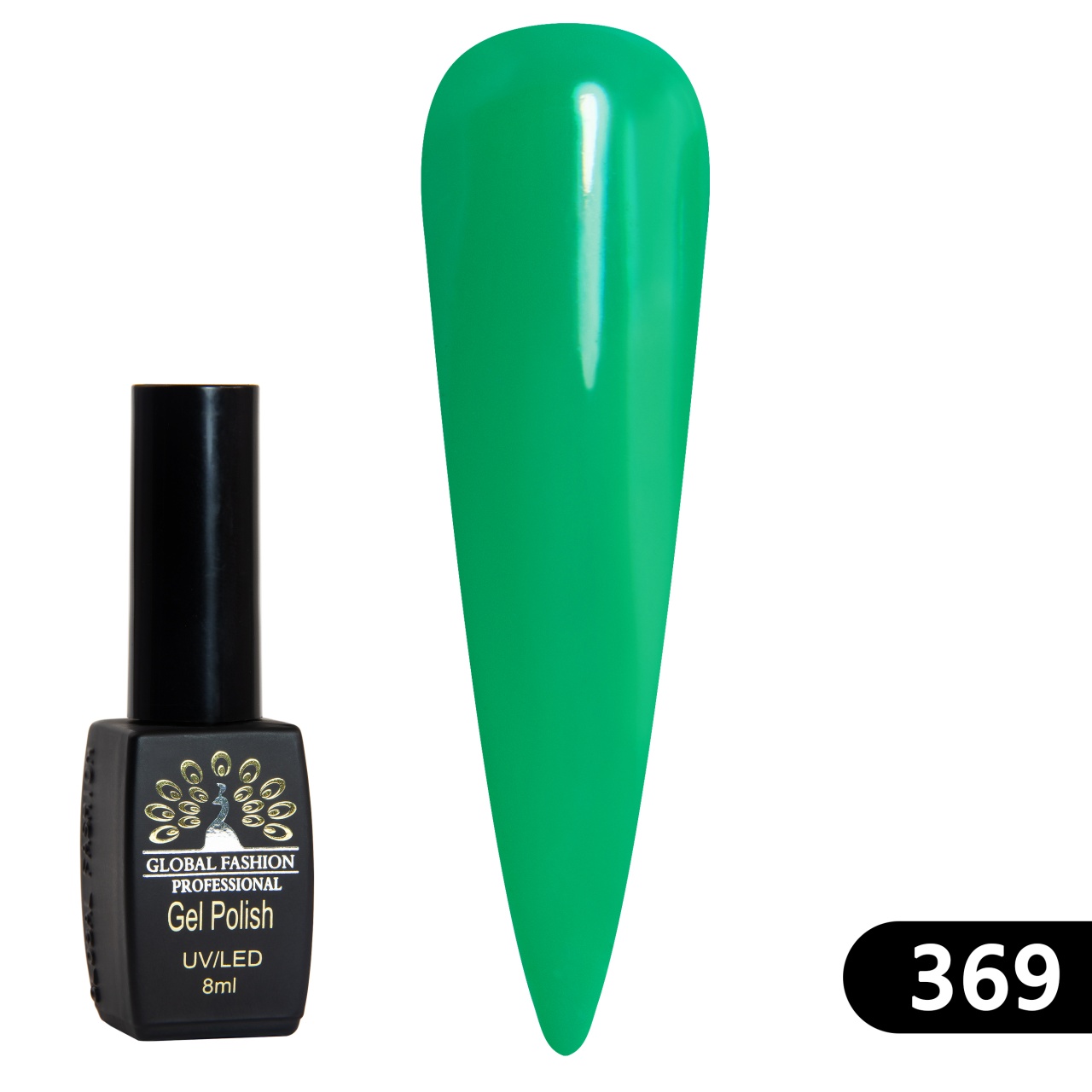 Oja semipermanenta BLACK ELITE, 8 ml, 369 - TPO Free