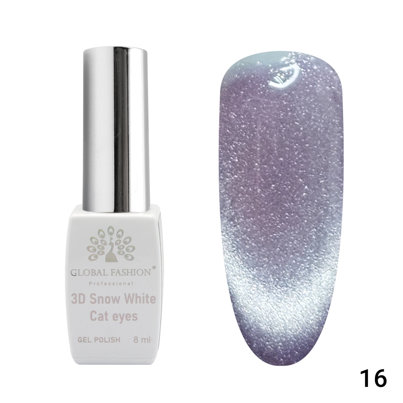 Oja semipermanenta, SW 3D Cat Eye, 8 ml 16 - TPO Free Global Fashion