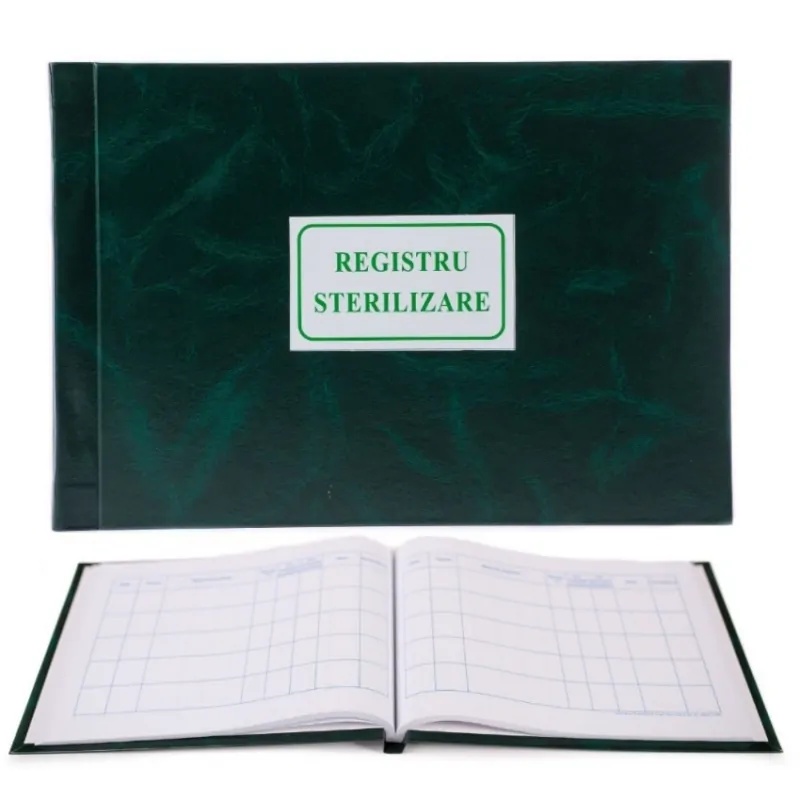 Registru Sterilizare Autoclav - pentru Evidenta Proceselor de Sterilizare