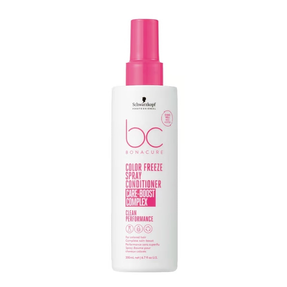 Schwarzkopf Professional BC Bonacure Color Freeze Spray Conditioner – Balsam Spray Profesional Fără Clătire, pH 4.5, pentru Protecția Culorii Părului