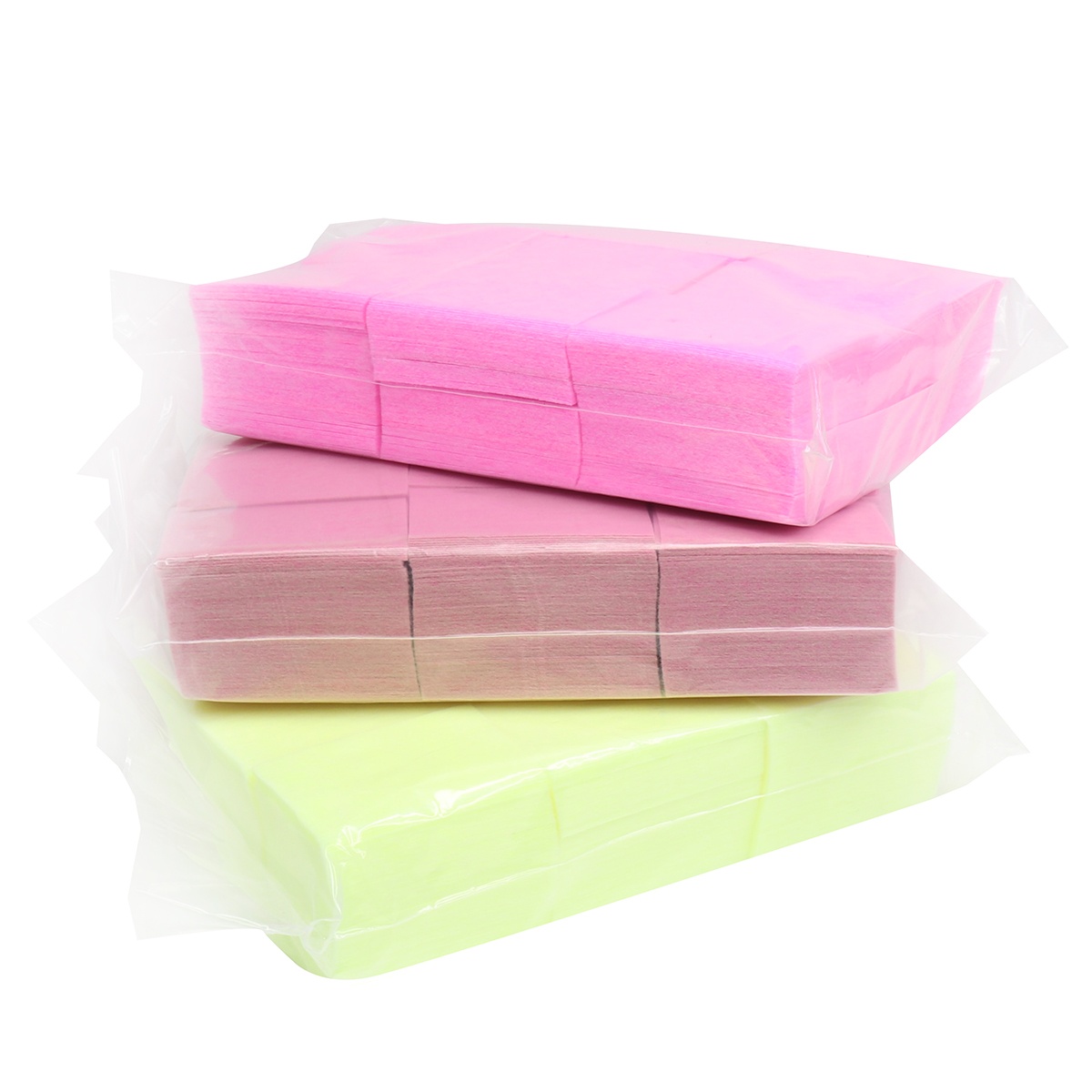 Servetele fara scame pentru unghii 1000 buc - Galbene