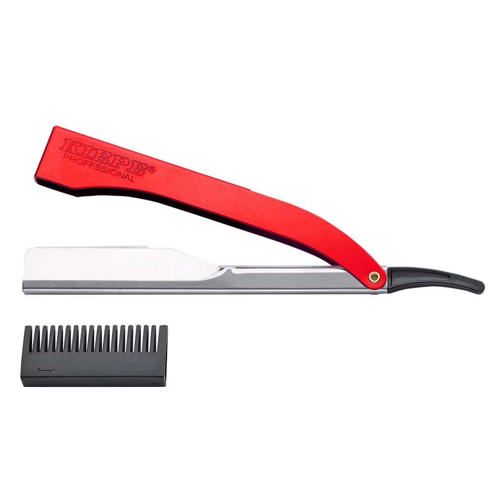 Brici pentru ras si texturat Kiepe Aluminiu Red 128