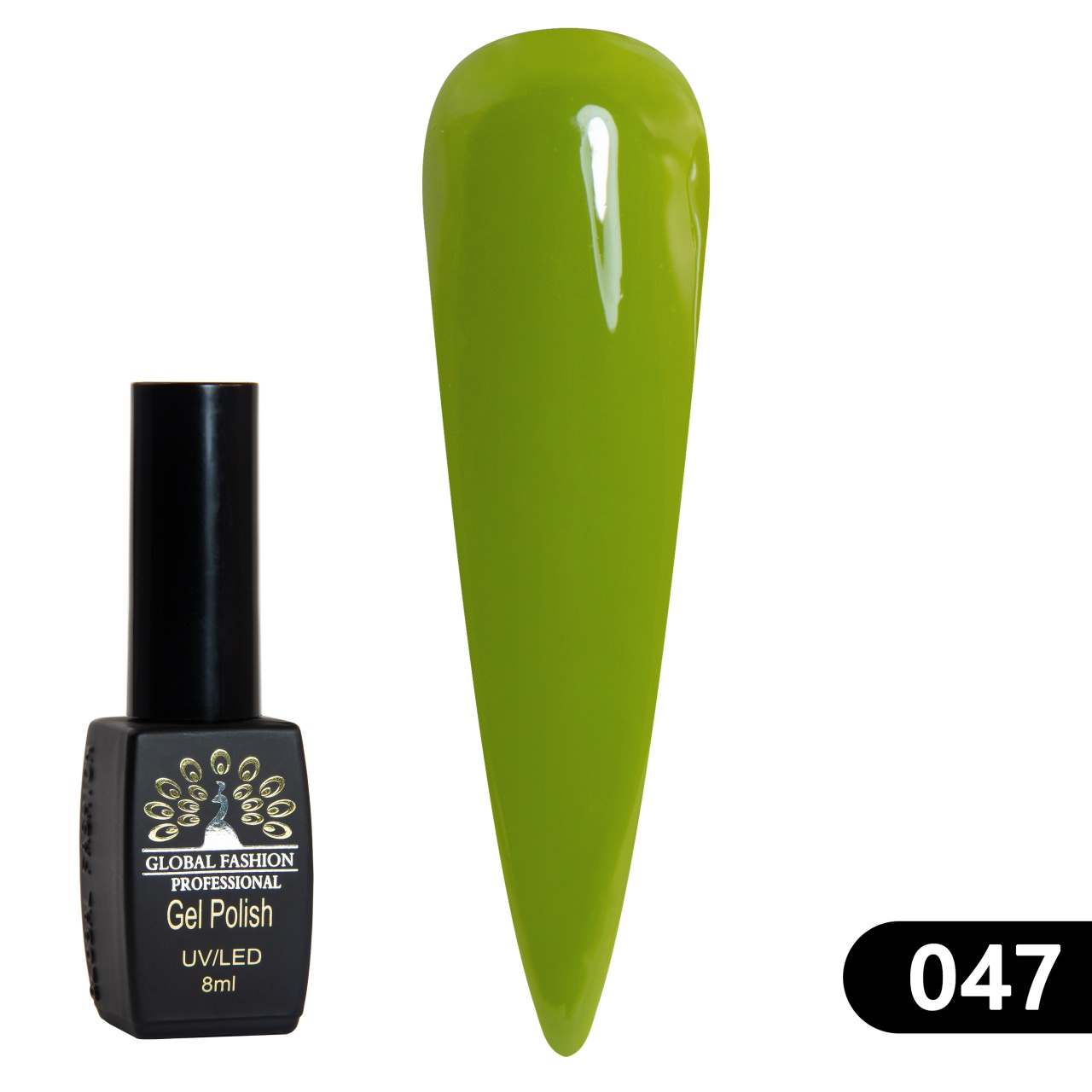 Oja semipermanenta BLACK ELITE, 8 ml, 047 - TPO Free