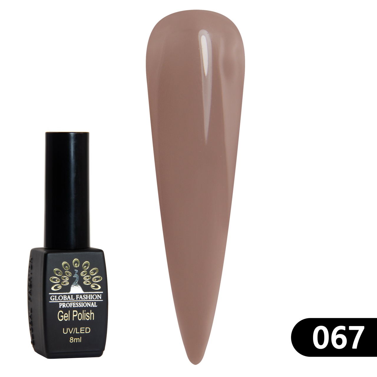 Oja semipermanenta BLACK ELITE, 8 ml, 067 - TPO Free