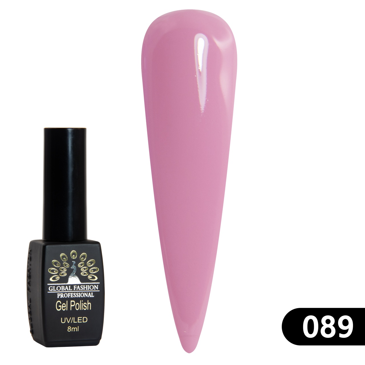 Oja semipermanenta BLACK ELITE, 8 ml, 089 - TPO Free