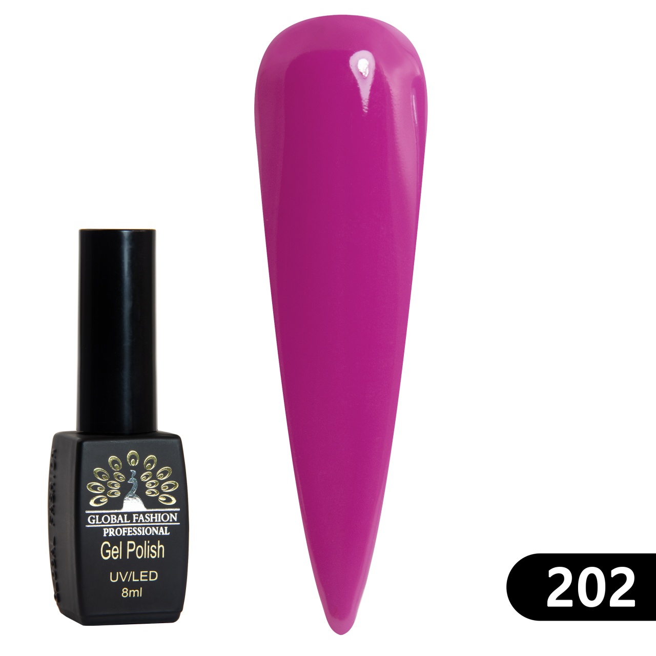 Oja semipermanenta BLACK ELITE, 8 ml, 202 - TPO Free