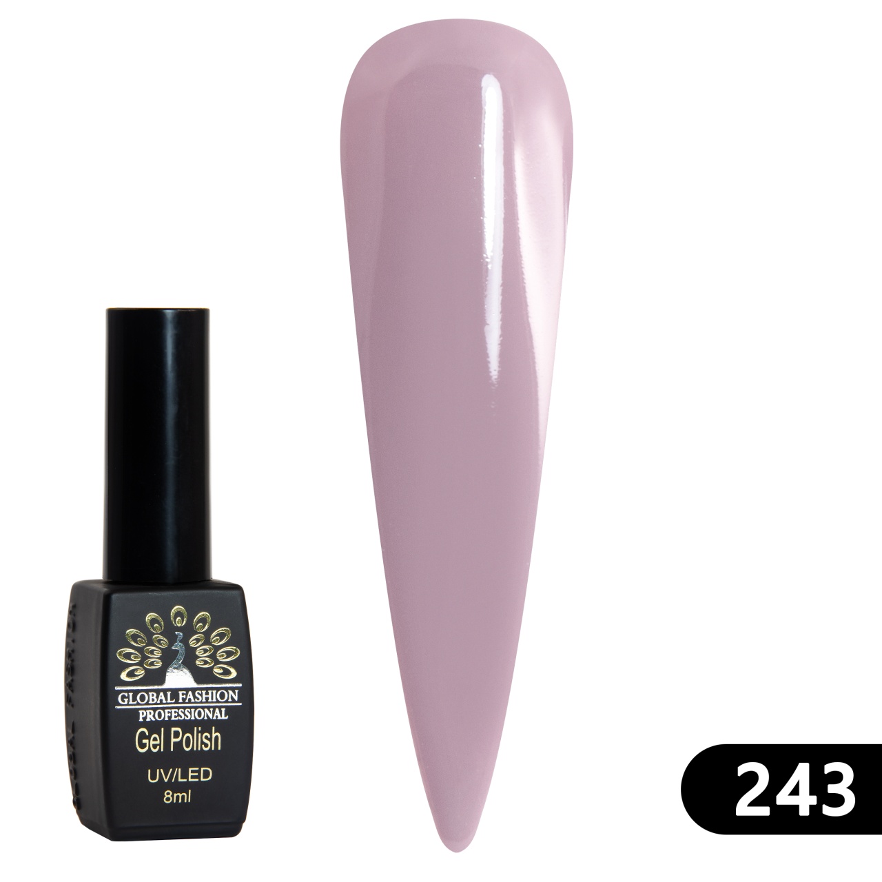 Oja semipermanenta BLACK ELITE, 8 ml, 243 - TPO Free
