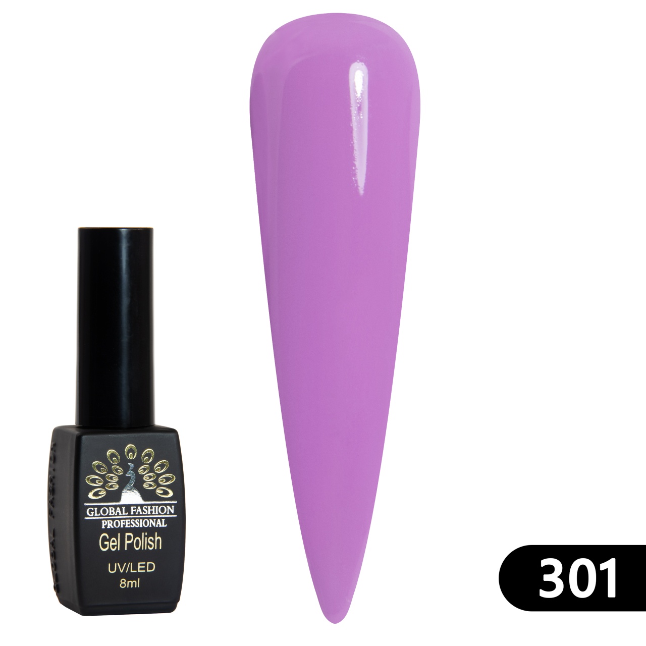 Oja semipermanenta BLACK ELITE, 8 ml, 301 - TPO Free