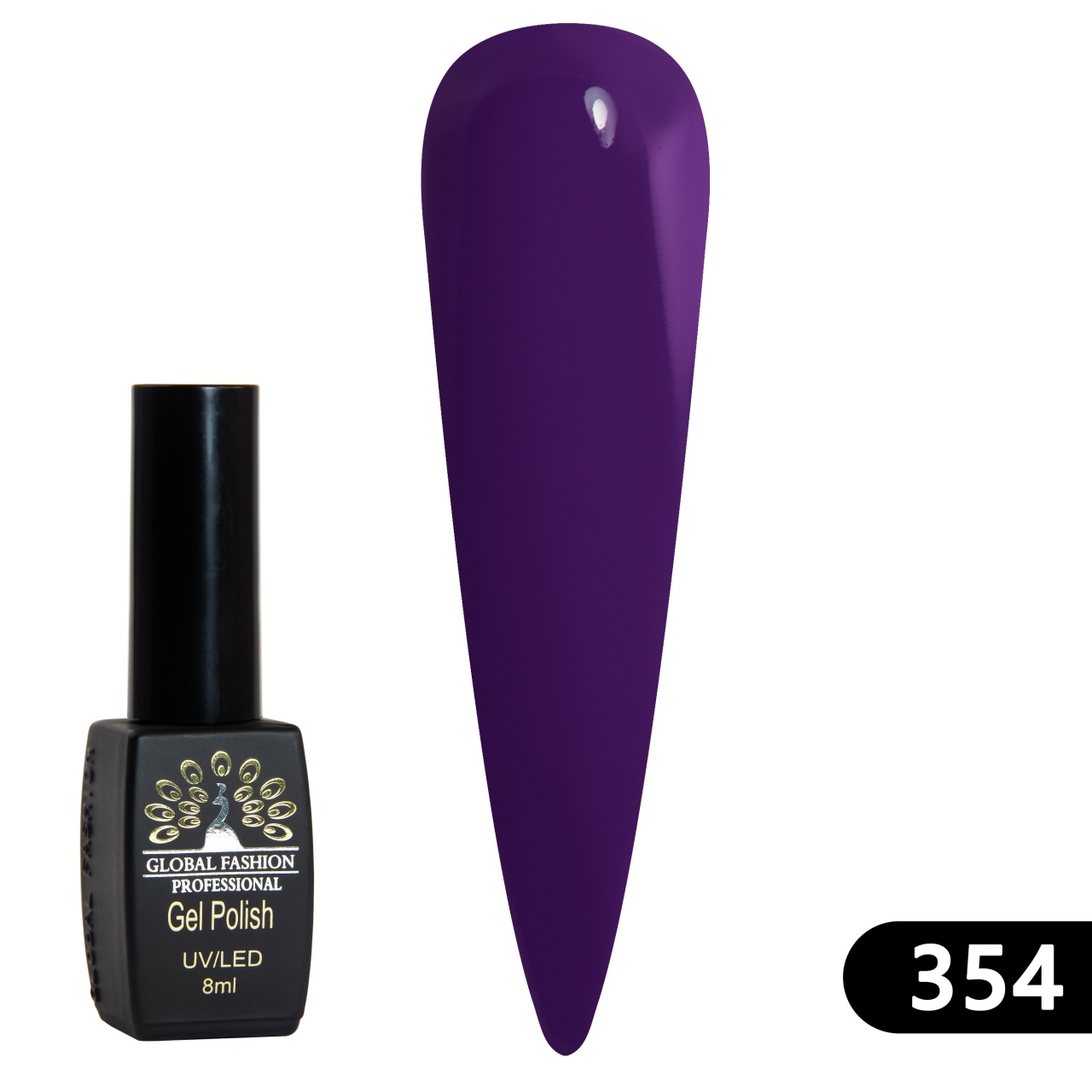 Oja semipermanenta BLACK ELITE, 8 ml, 354 - TPO Free