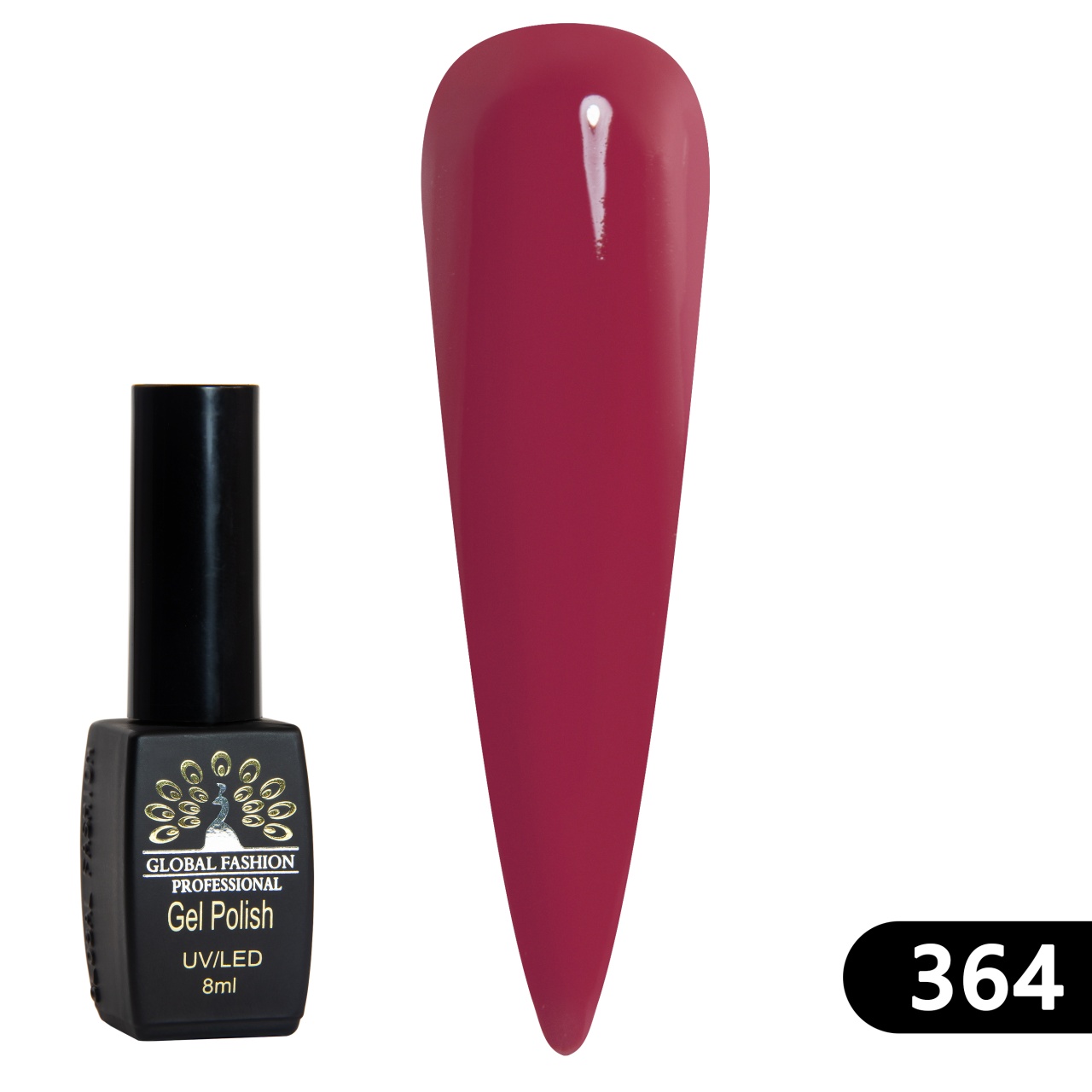 Oja semipermanenta BLACK ELITE, 8 ml, 364 - TPO Free