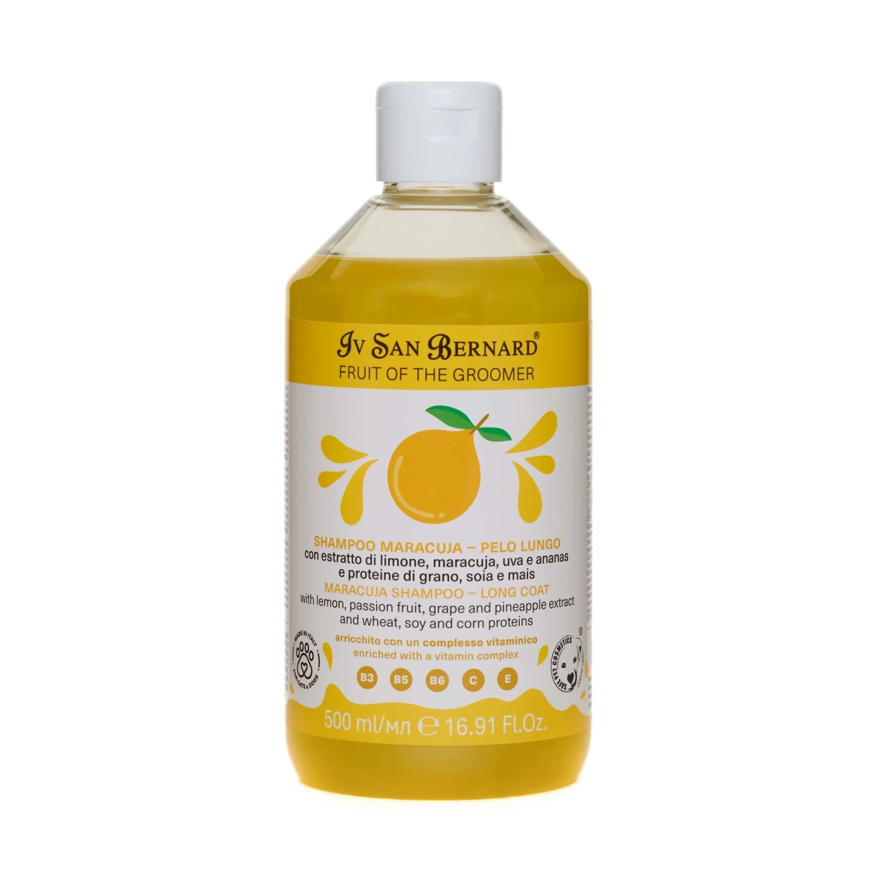 Sampon Iv San Bernard Maracuja, pentru caini si pisici, 500ml