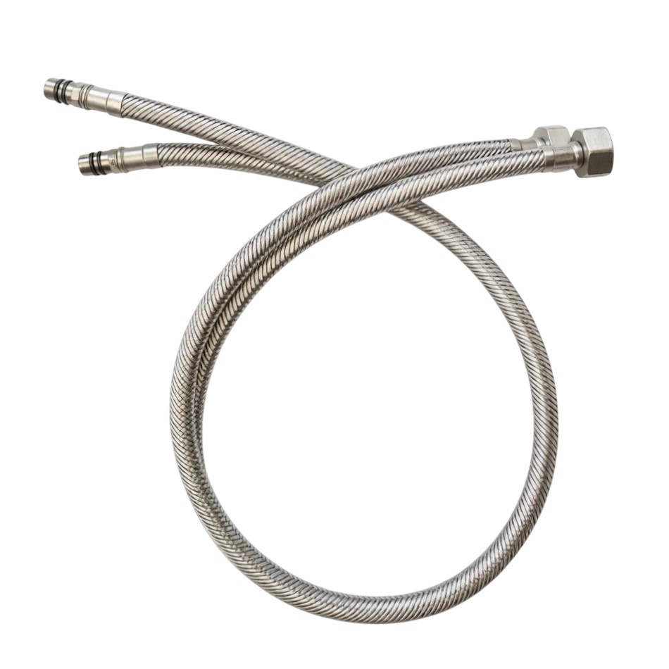 Set 2 Racorduri Flexibile pentru Unitate de Spalare Scafa Coafor Barbershop 60cm