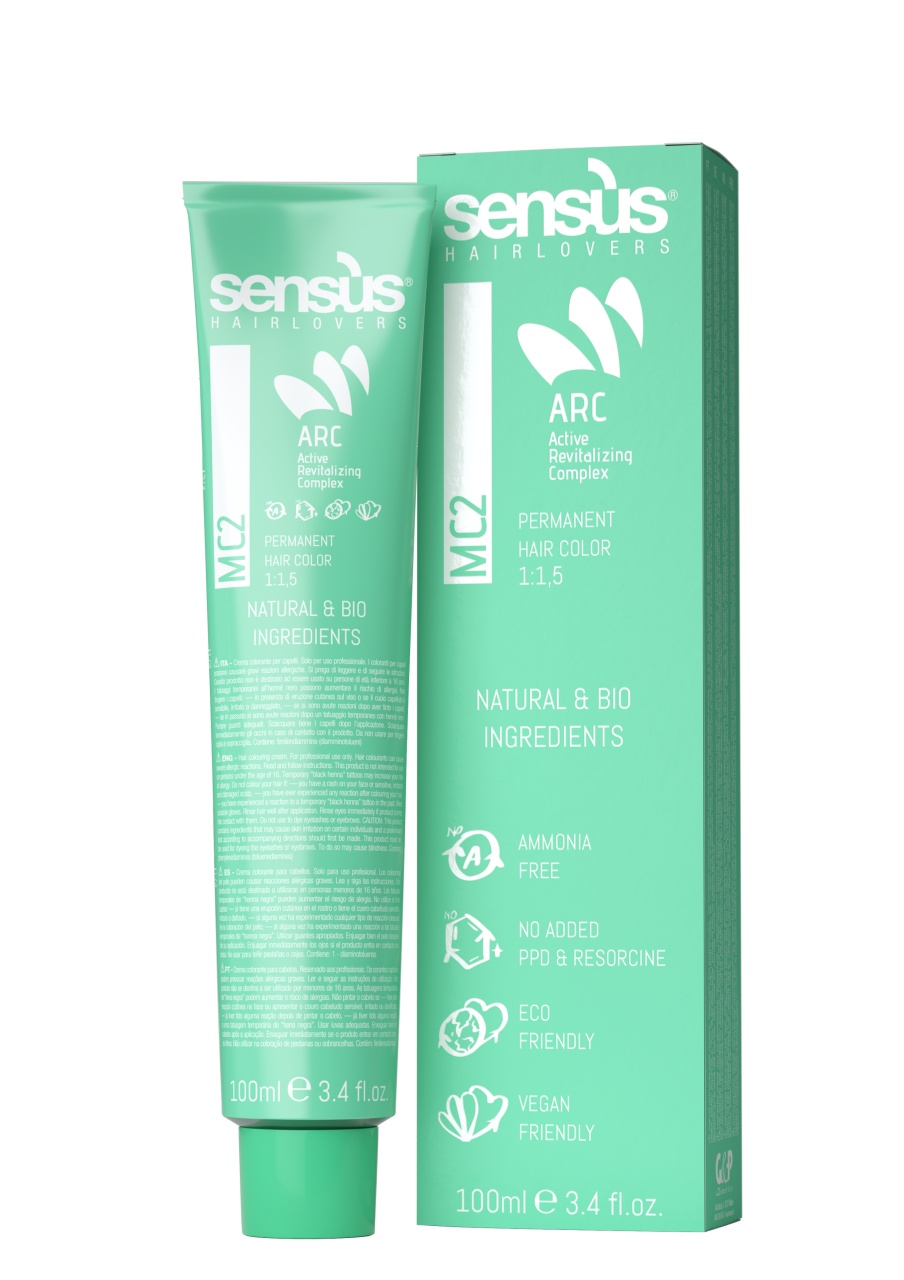 Vopsea De Păr Permanentă Fără Amoniac Sensus MC2 100ml